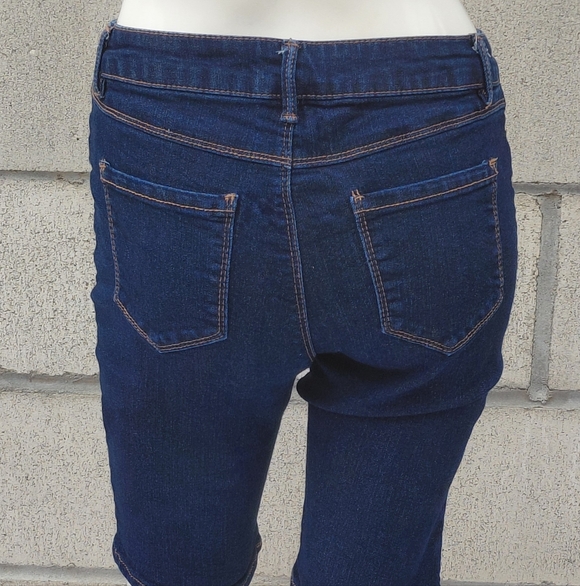7032A...Women's d.jeans Blue Denim Jeans Size 4, 27"W, 10"Inseam, 8 1/2" Rise - Picture 4 of 6